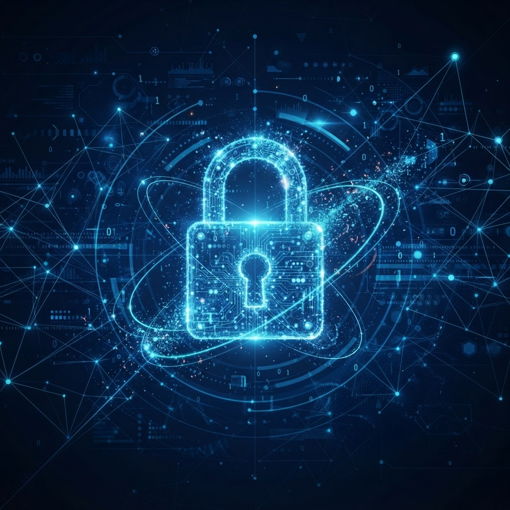 Cyber security illustration